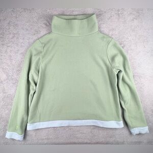 Dudley Stephens Park Slope Fleece Sweater XXL Funnel Neck Lightweight Mint Green
